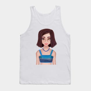 Sad anime girl Tank Top